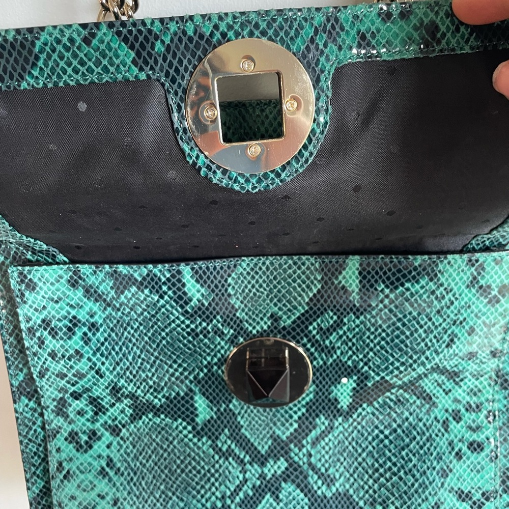 Kate Spade Denee South Kensington Blue Snake Bag - Picture 3 of 7